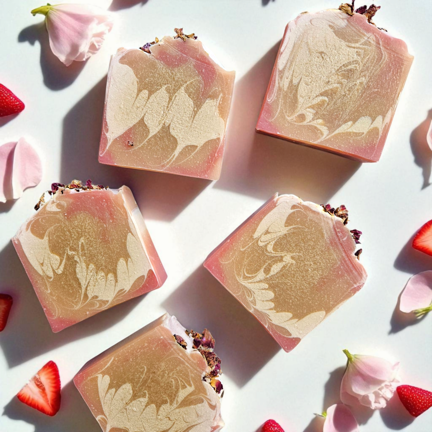 Strawberry Swirl - Cow Milk Soap
