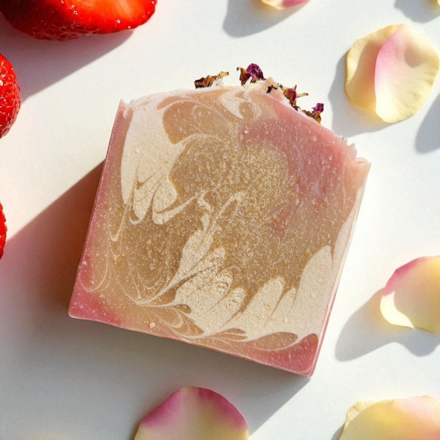 Strawberry Swirl - Cow Milk Soap
