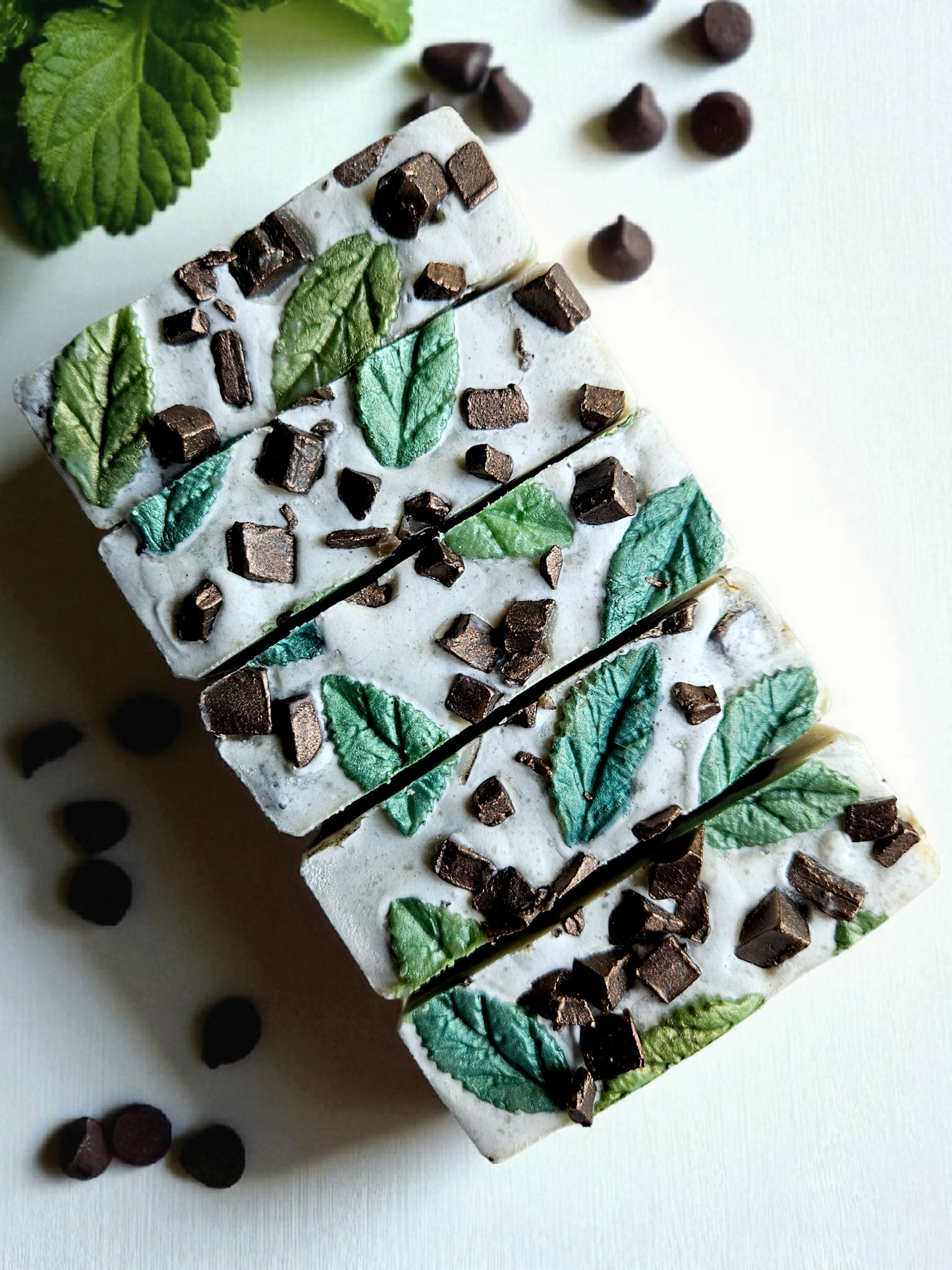 Mint Chocolate Chip - Cow Milk Soap