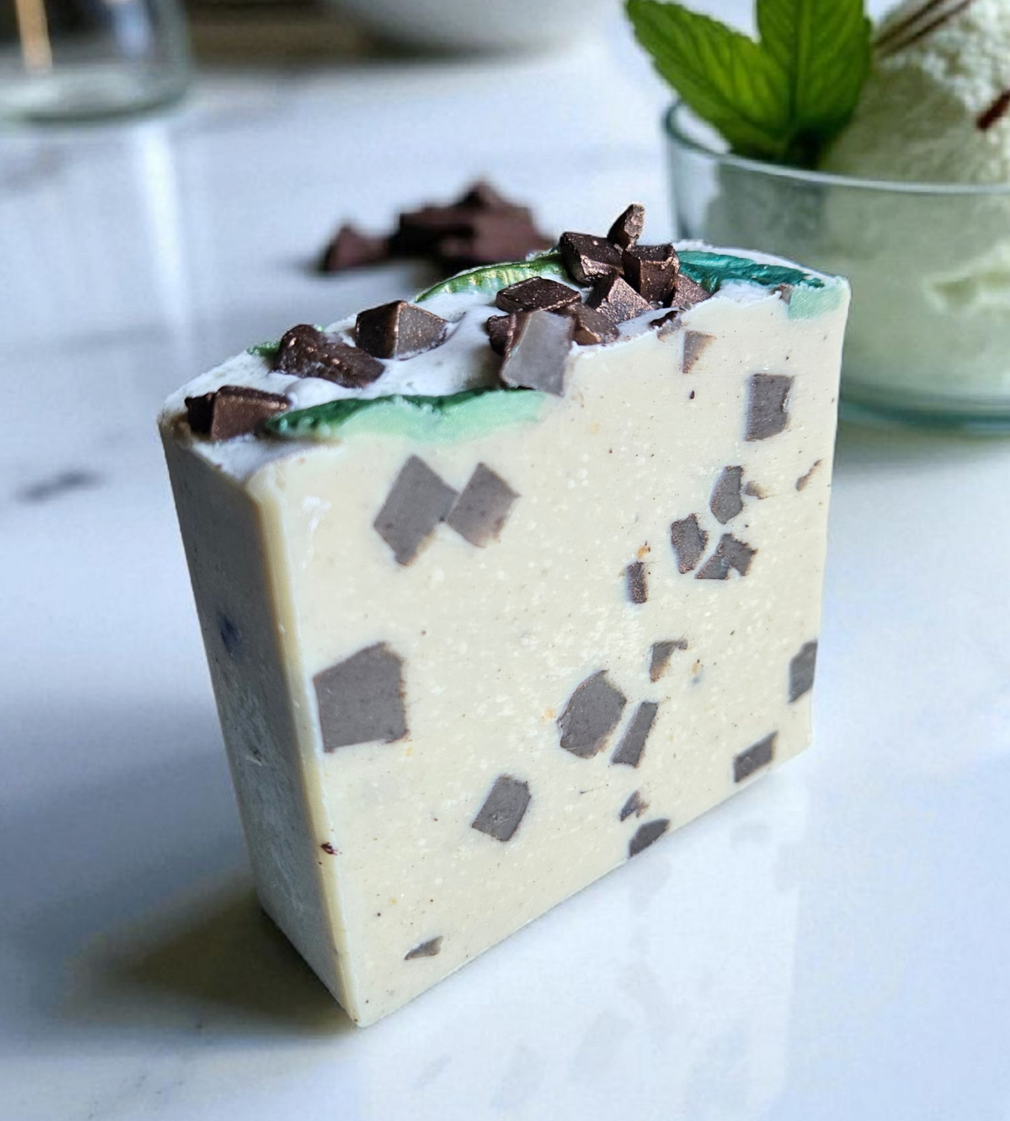 Mint Chocolate Chip - Cow Milk Soap