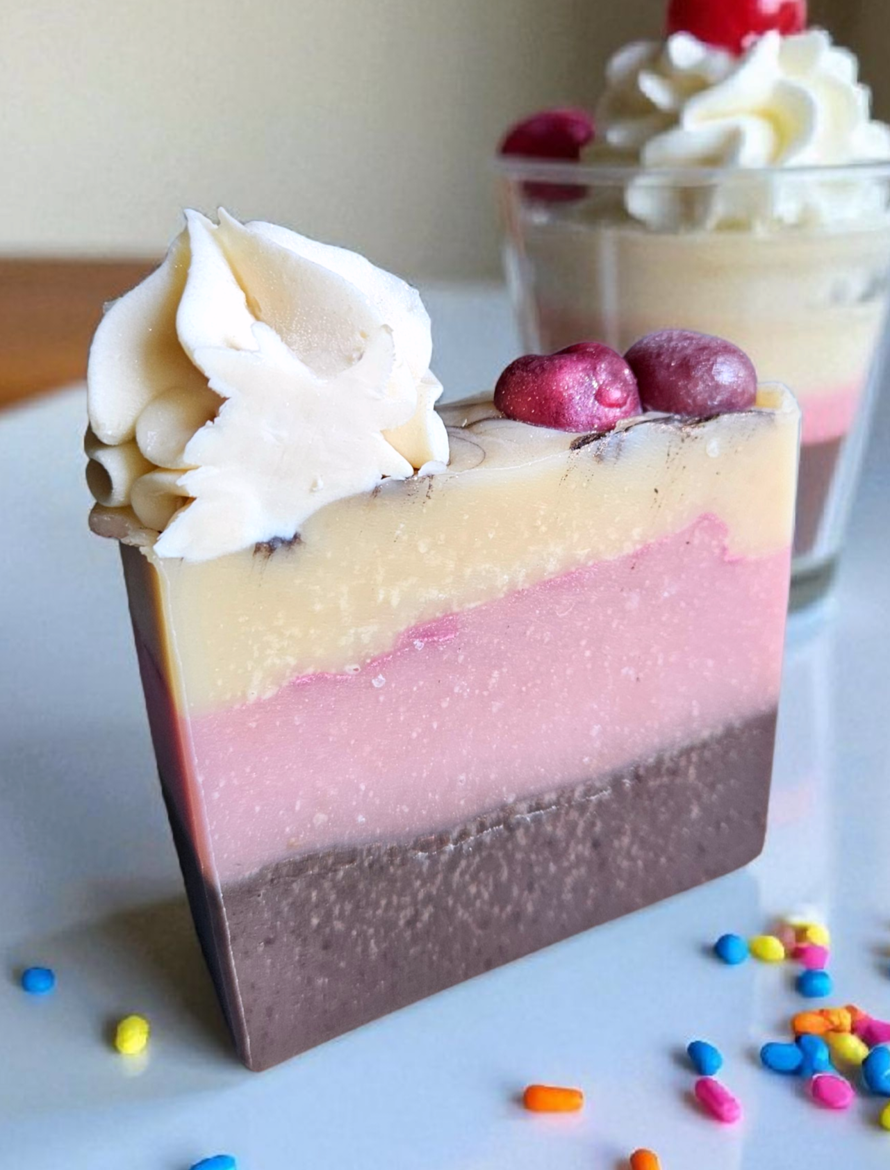 Neapolitan Sundae - Cow Milk Soap