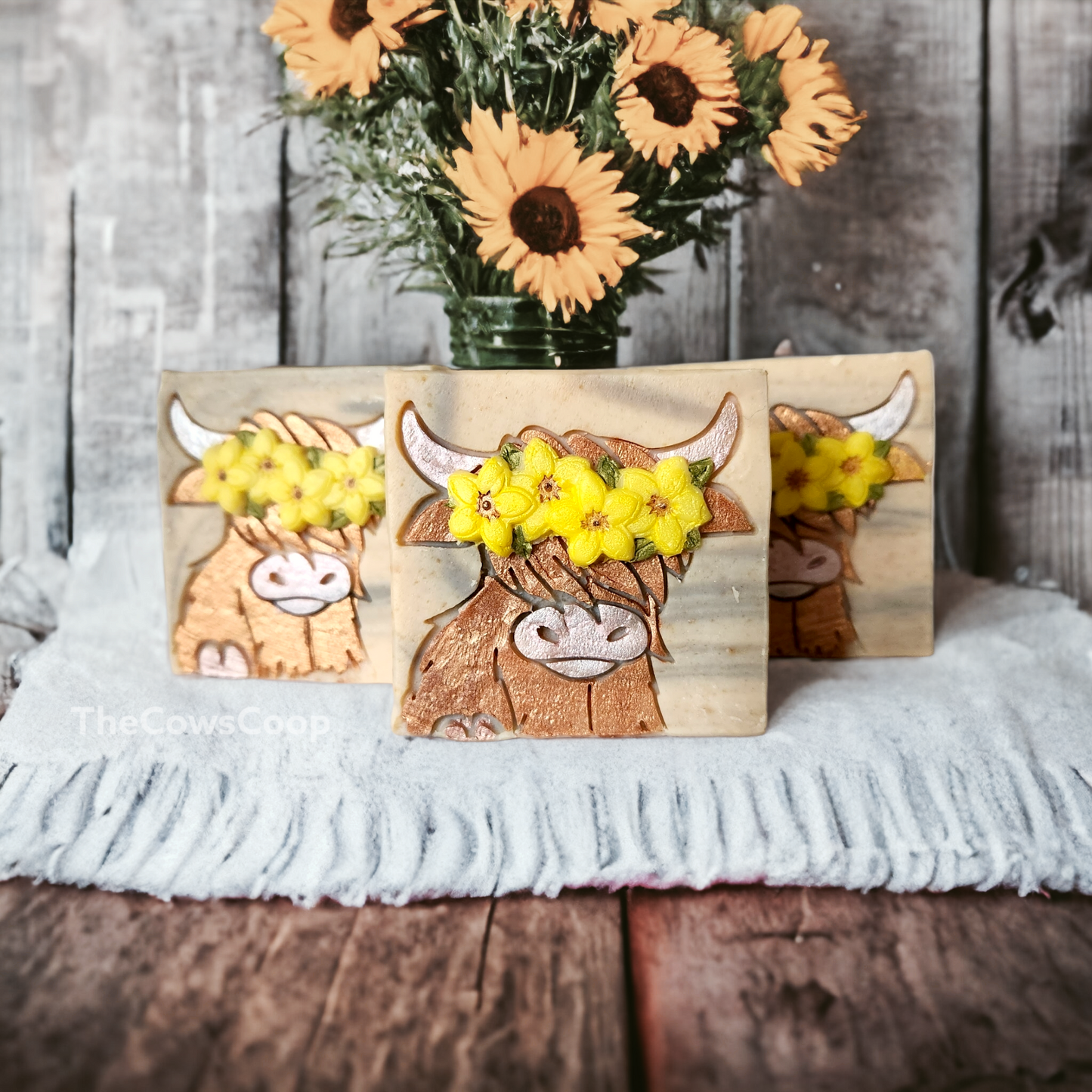 Sun Soaked Heifers (Amber, Sandalwood and Bergamot) - Cow Milk Soap