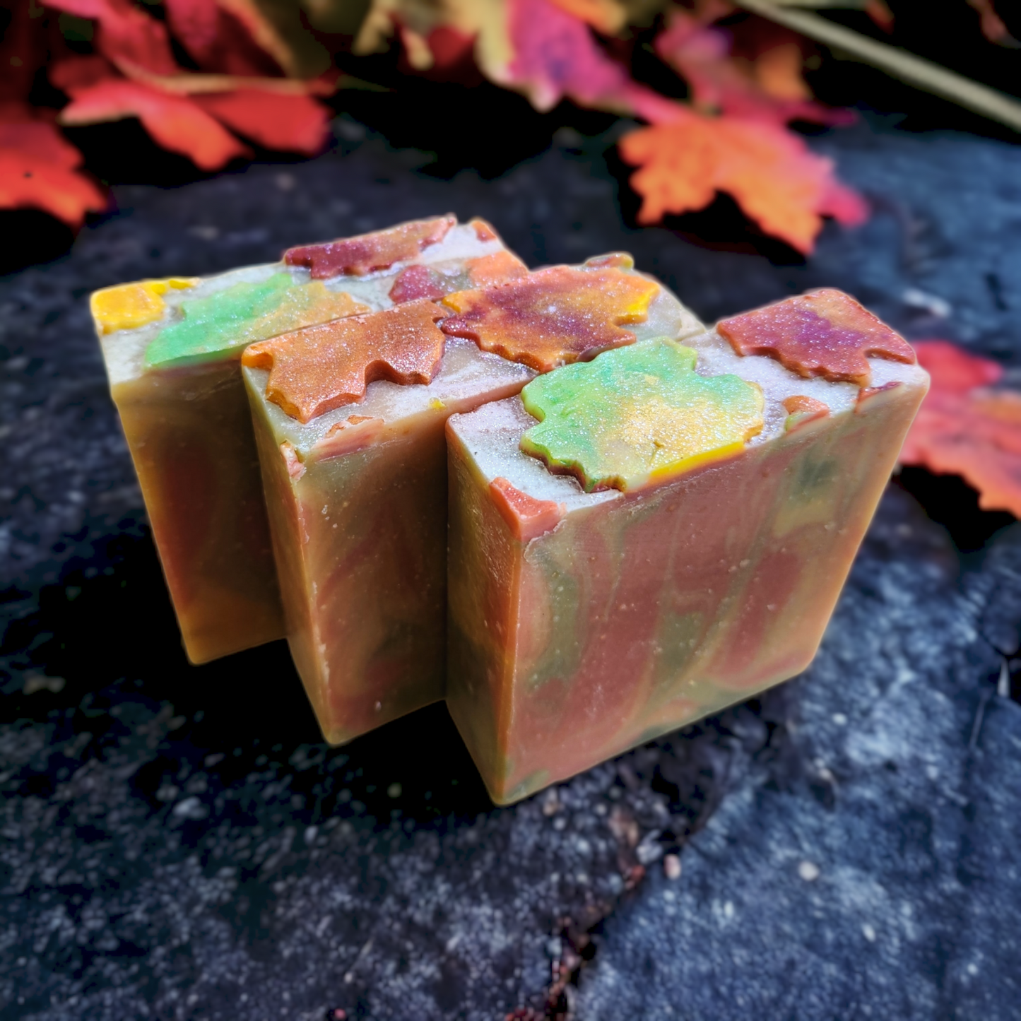 Fallen Leaves (Mulled Cider and Woods) - Cow and Goat Milk Soap