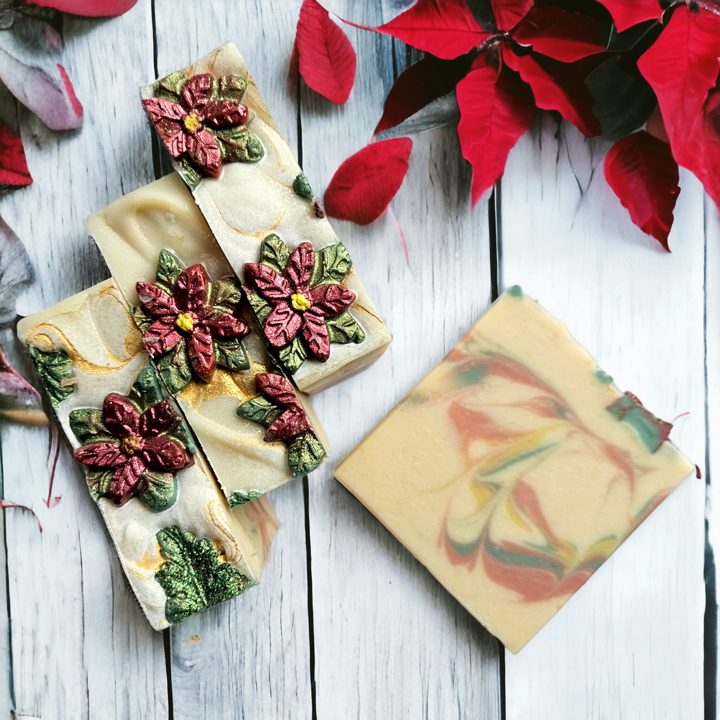 Winter Petals (Fresh Air, Jasmine and Black Cherry) - Cow Milk Soap