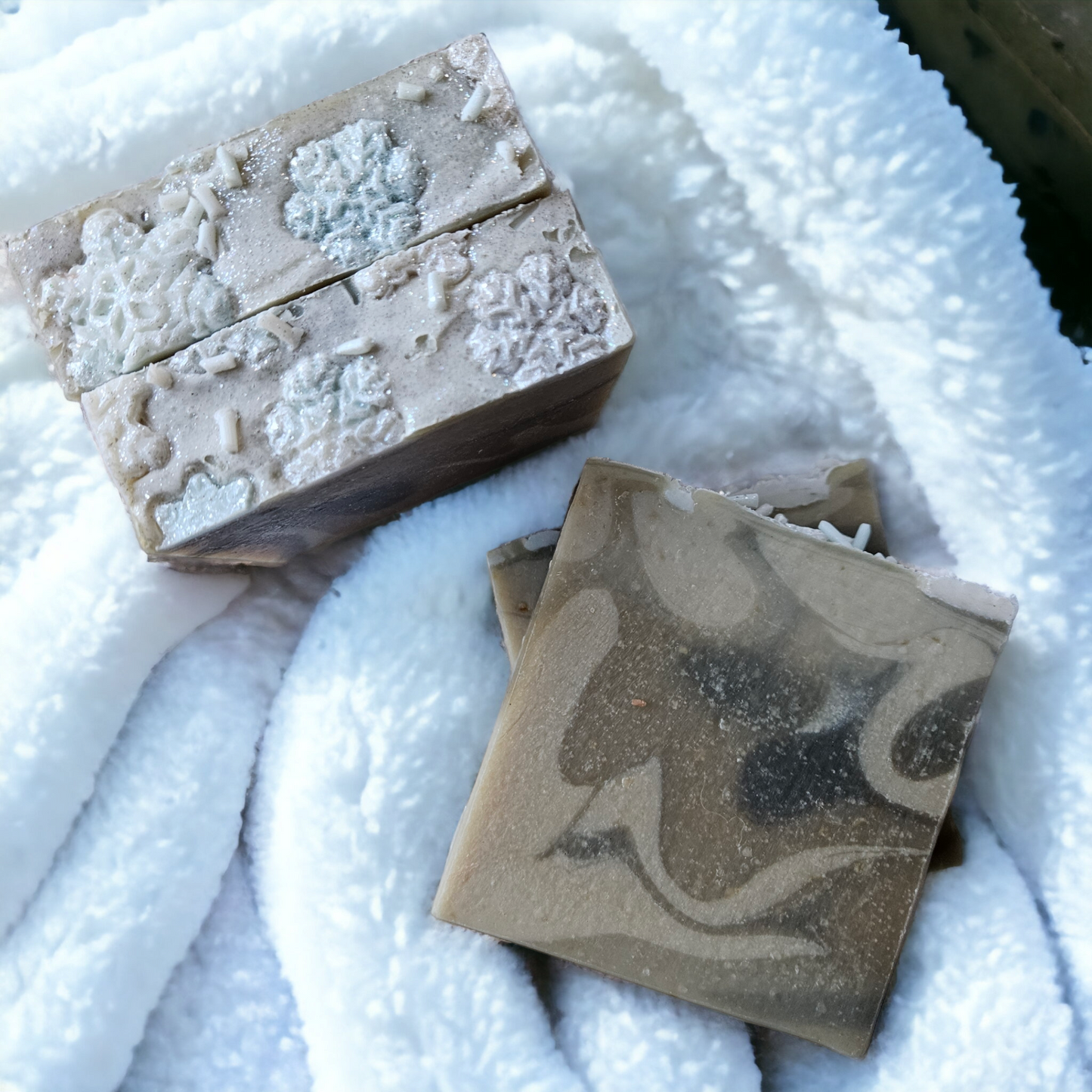 Snow Day (Lavender, Clove and Camphor) - Cow and Goat Milk Soap