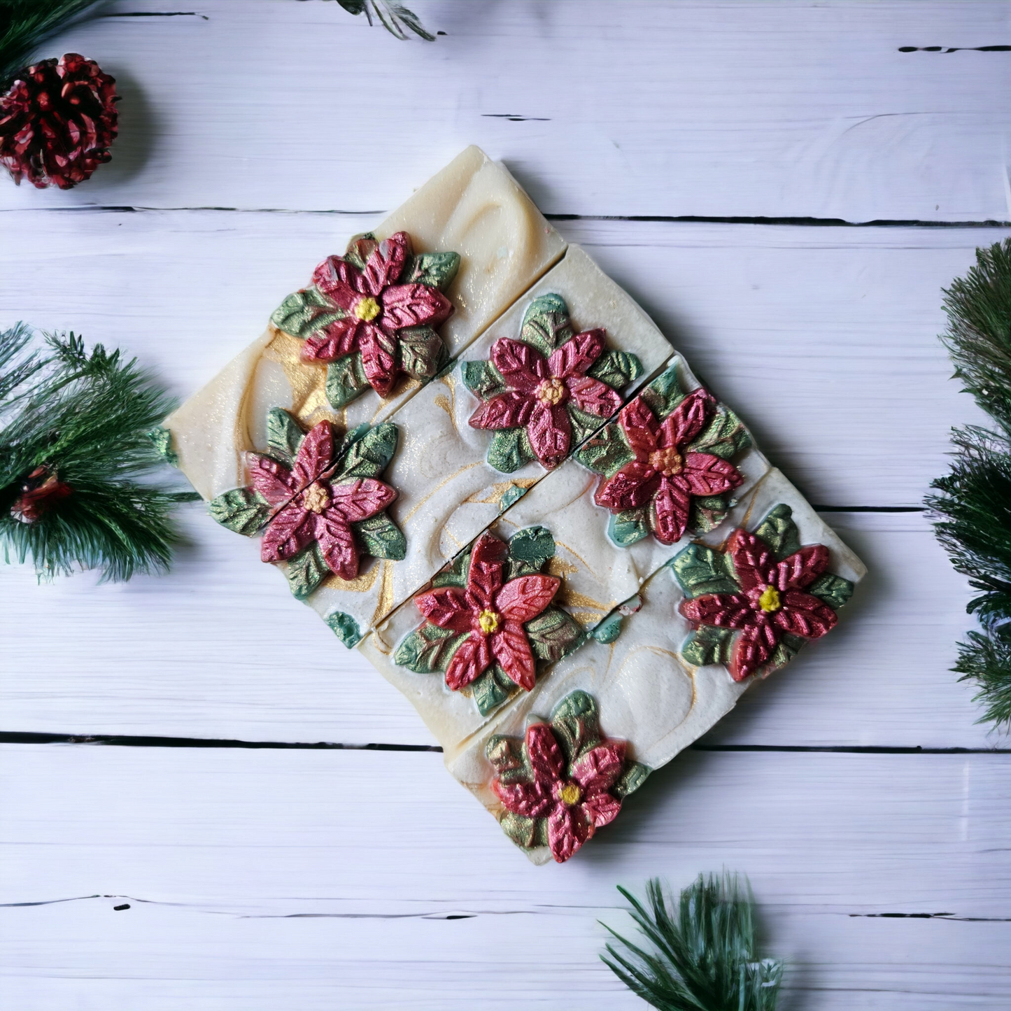 Winter Petals (Fresh Air, Jasmine and Black Cherry) - Cow Milk Soap