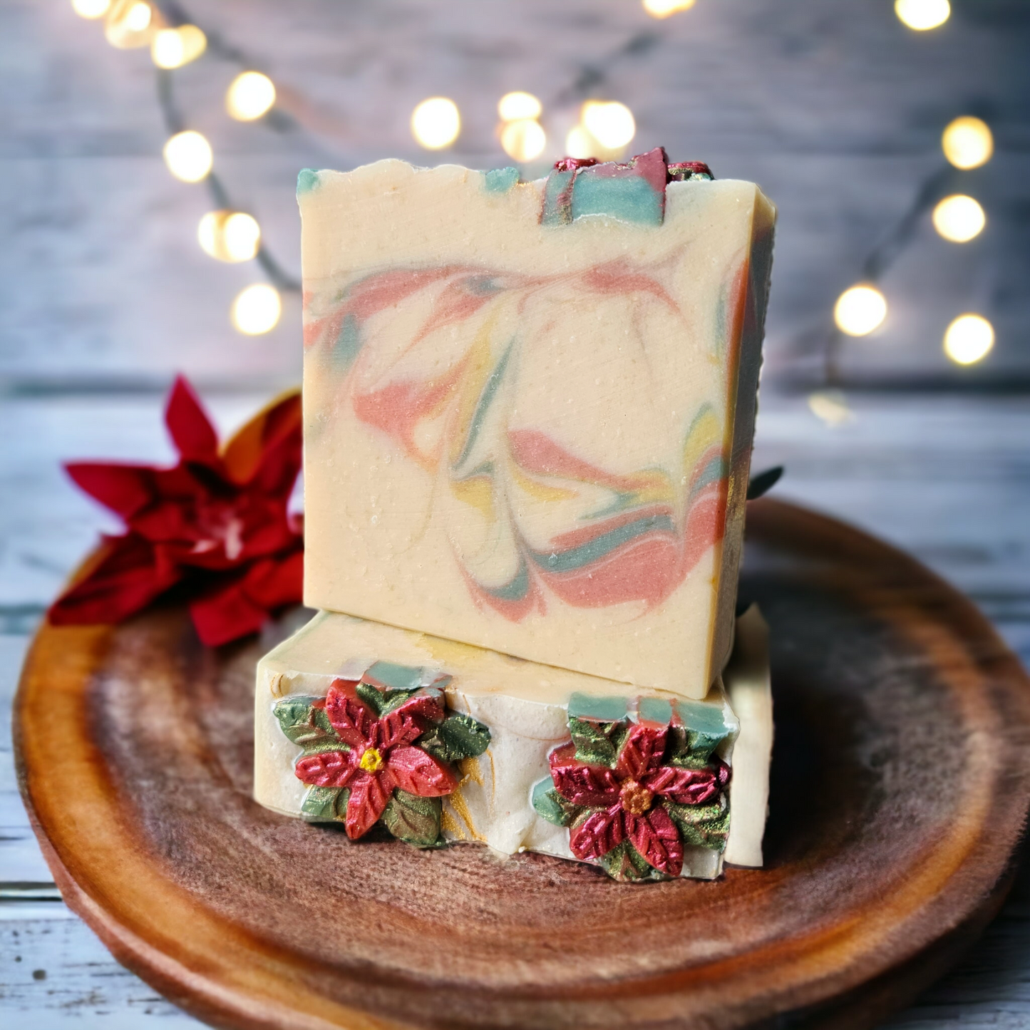 Winter Petals (Fresh Air, Jasmine and Black Cherry) - Cow Milk Soap
