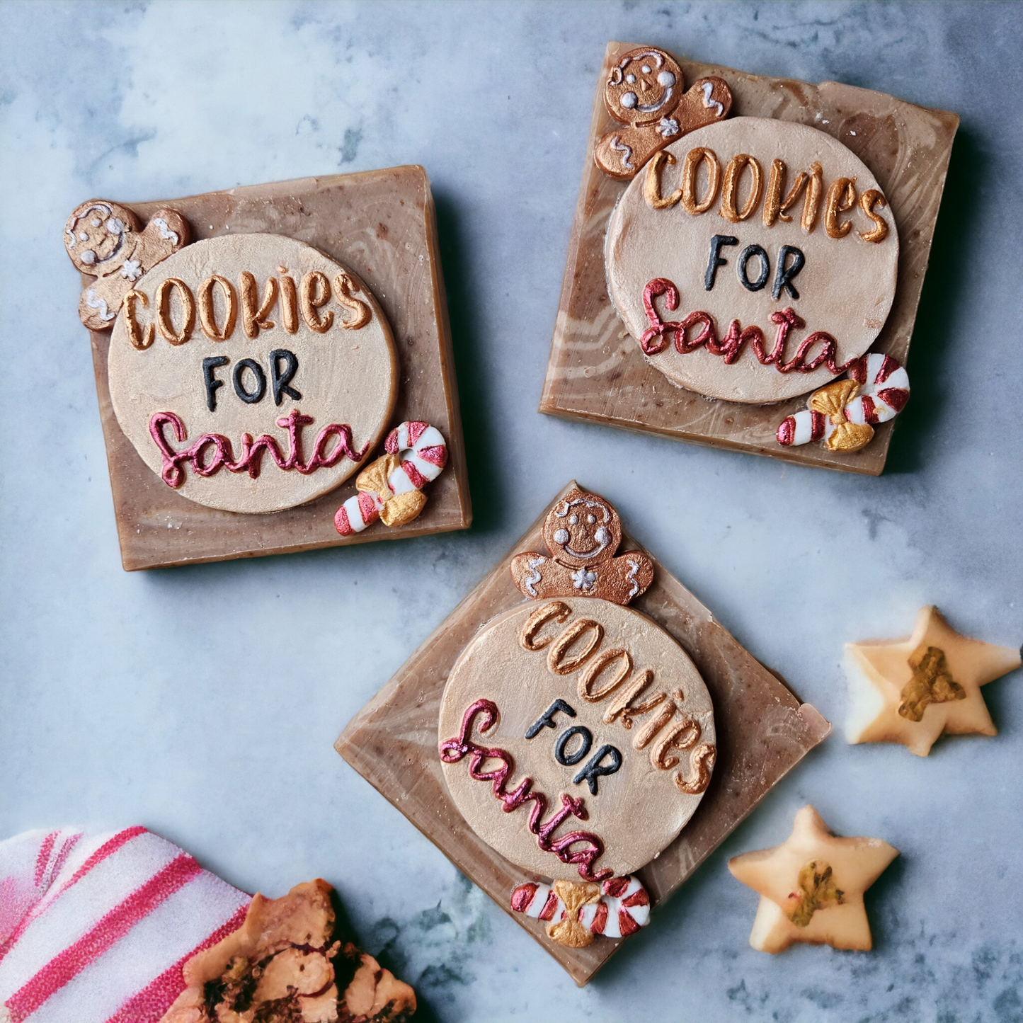 Cookies for Santa (Vanilla Almond and Gingersnap) - Cow and Goat Milk Soap