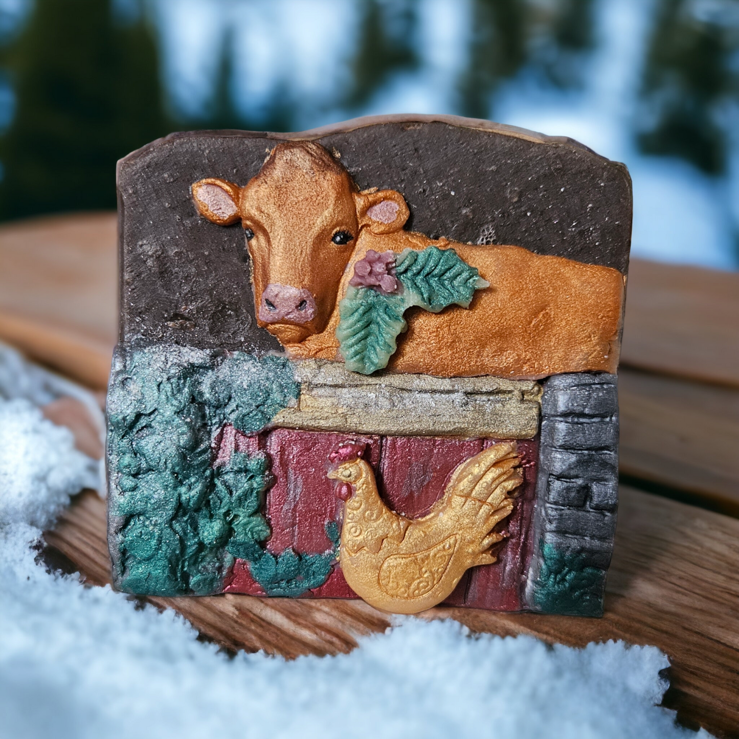 With Love, the Farmer's Cow (Vanilla and Oak) - Cow Milk Soap