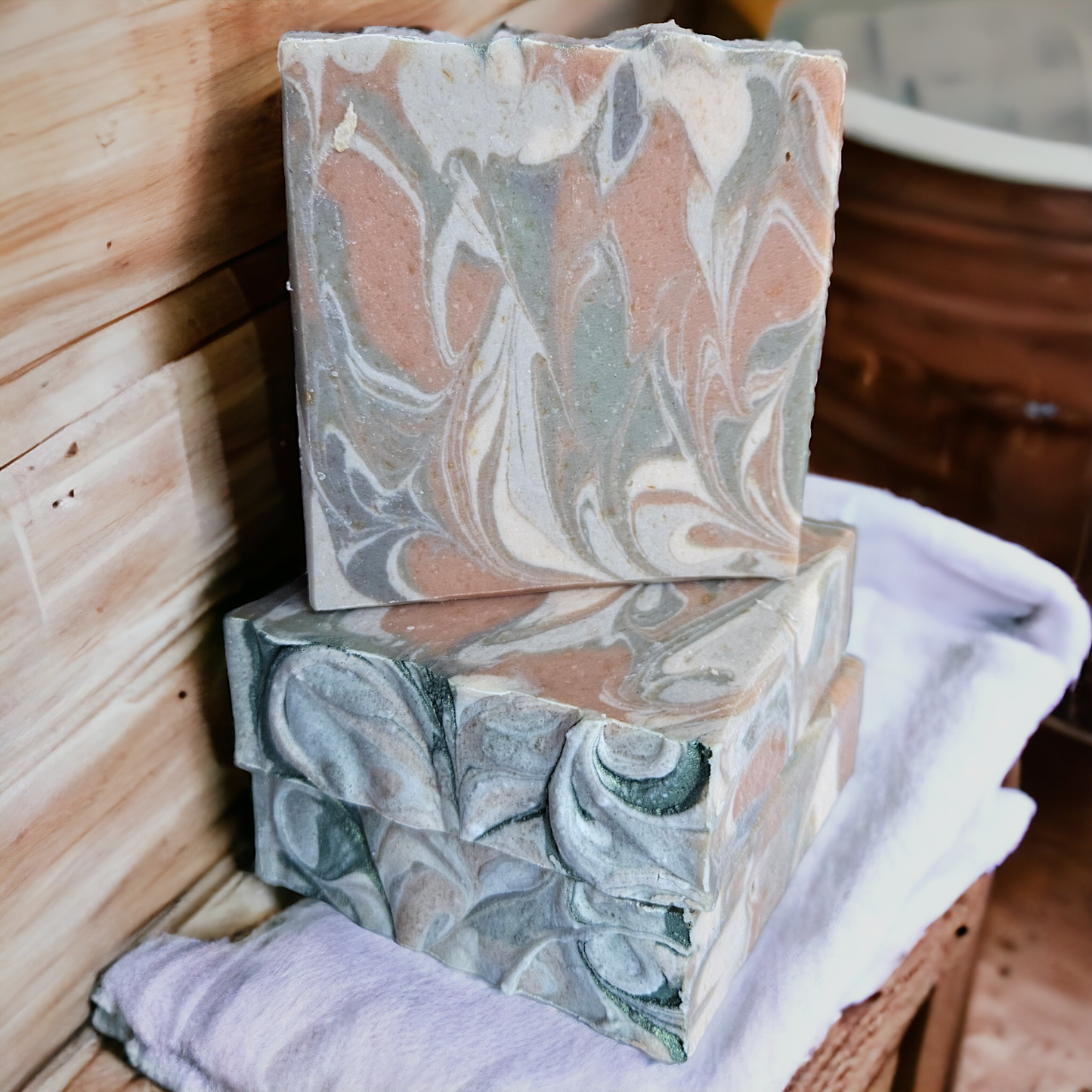 Cabin Up North (Cedar, Pine and Sea Moss) - Goat Milk Soap