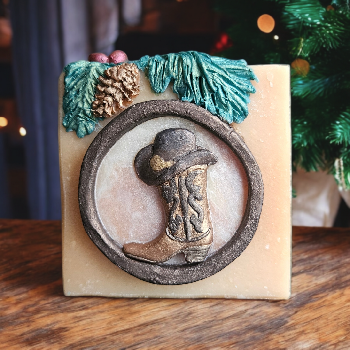 Old Country Holiday (Sparkling Evergreen, Bayberry & Oak)- Cow Milk Soap