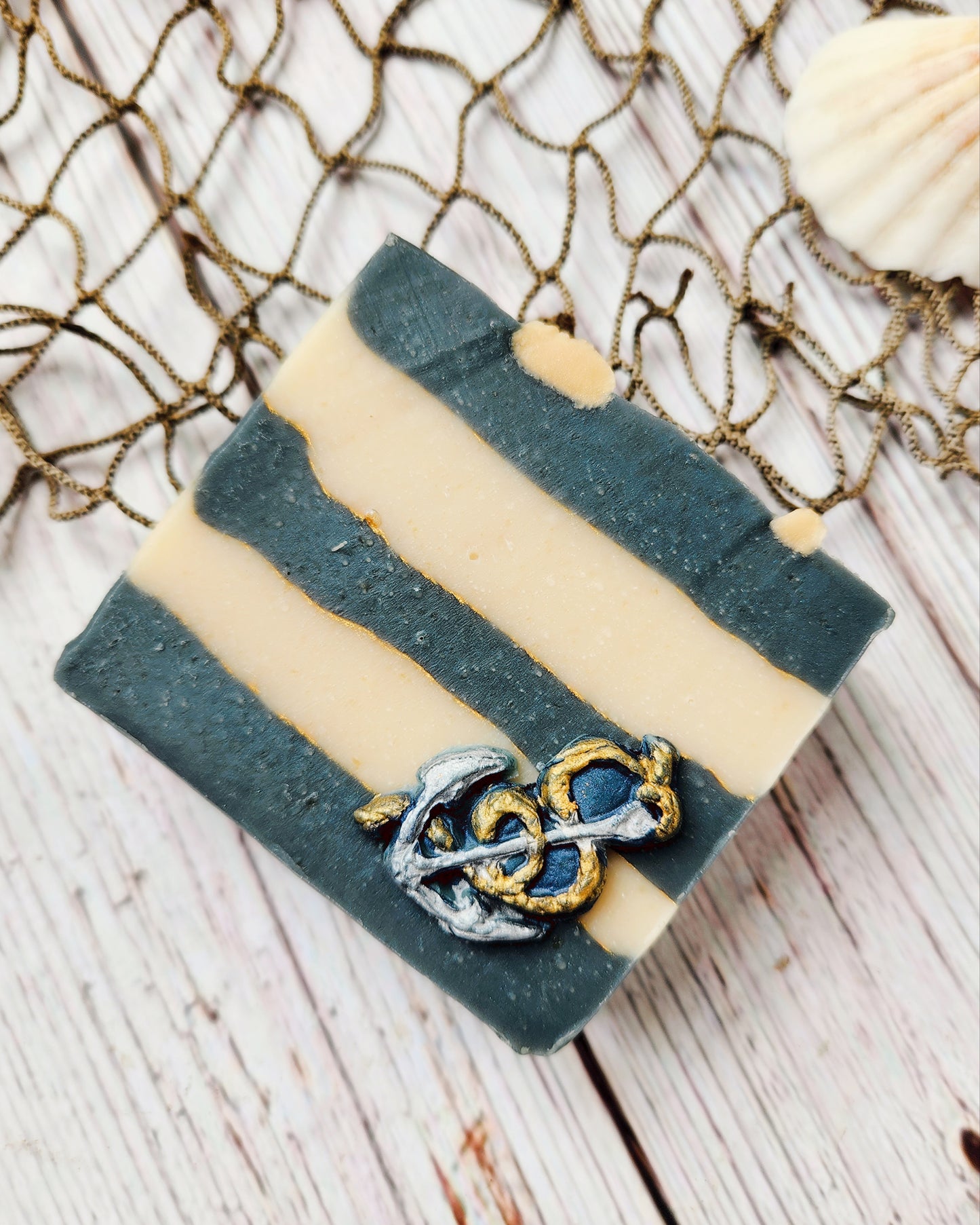 Anchors Away! (Sandalwood and Island Florals) - Cow Milk Soap