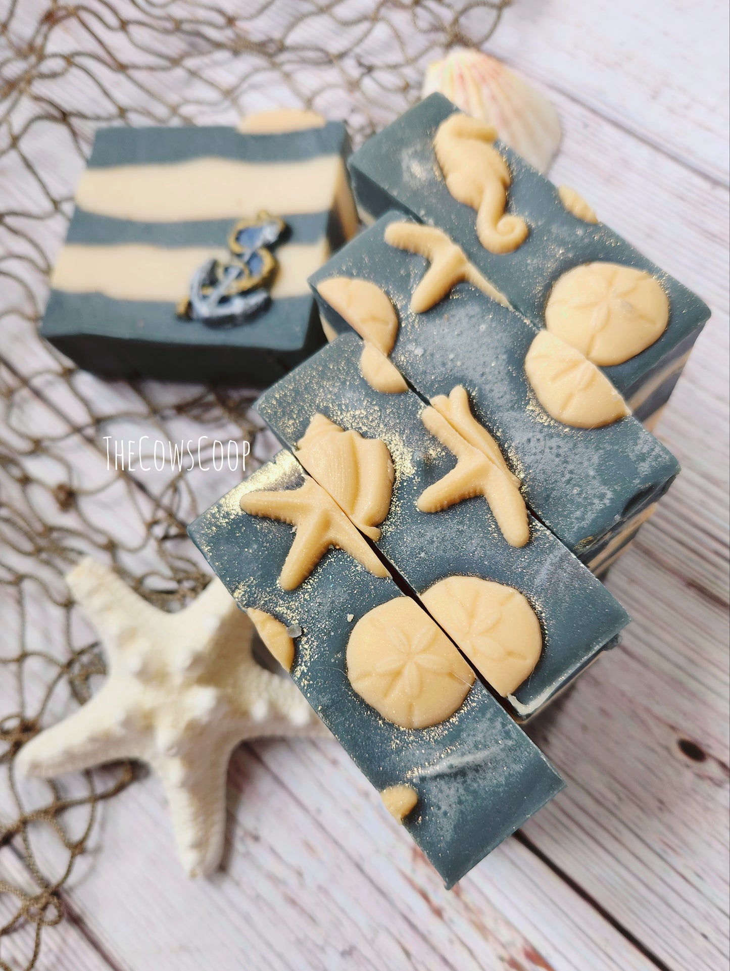 Anchors Away! (Sandalwood and Island Florals) - Cow Milk Soap
