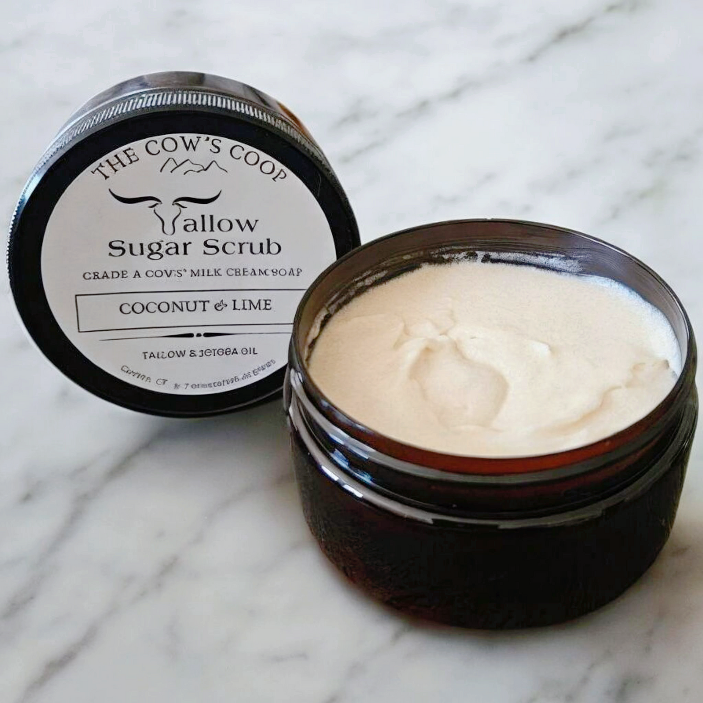 Handcrafted Cow Milk & Tallow Sugar Scrubs