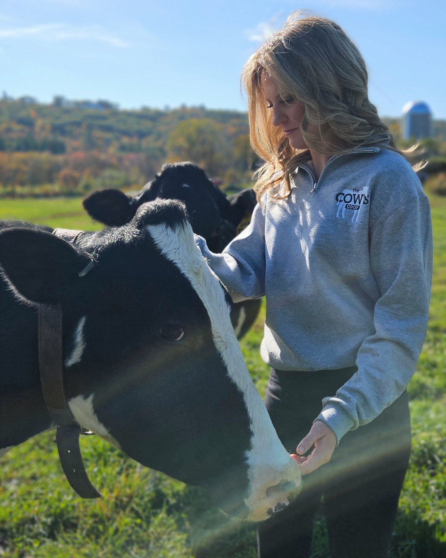 The Cow's Coop Quarter Zip Sweatshirt
