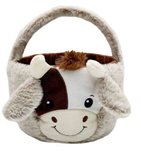 Fuzzy Cow Easter Basket! *Limited Time!*