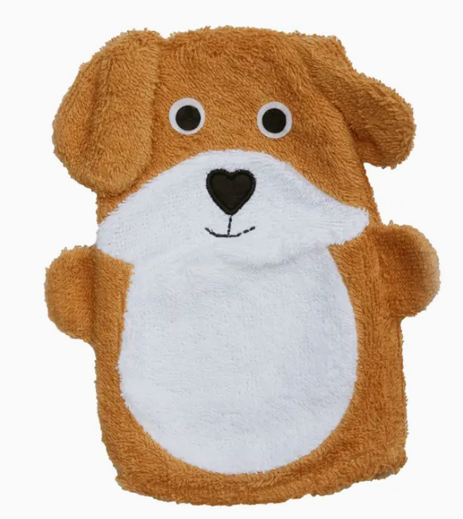 Ramie Animal Scrubbie Mitt