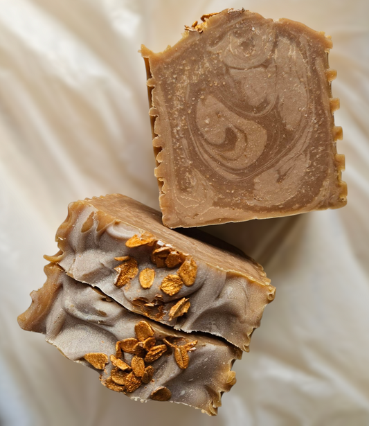 Honey Bunches of Soap (Golden Oats and Warm Coconut) - Cow & Goat Milk Soap