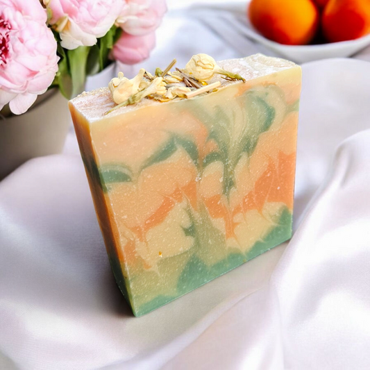 Peach Petal Silk - Cow & Goat Milk Soap
