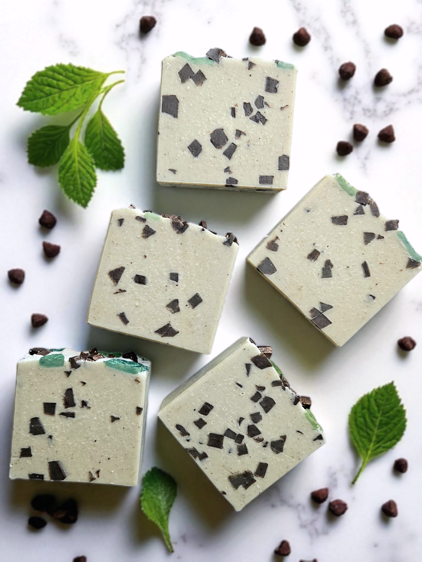 Mint Chocolate Chip - Cow Milk Soap