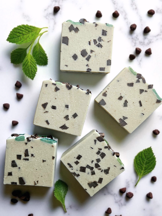 Mint Chocolate Chip - Cow Milk Soap