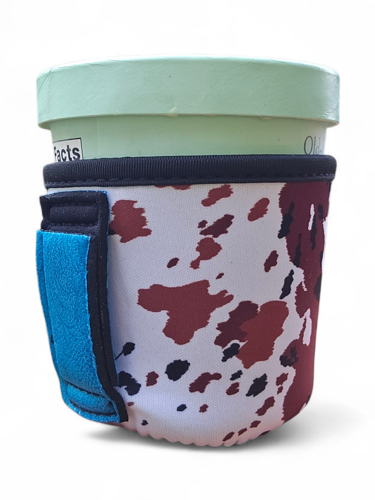 Cow Print Ice Cream Coozie