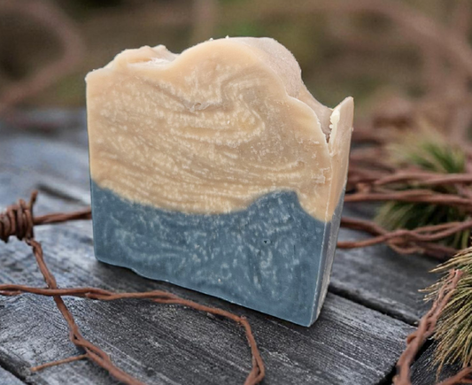 Barbed Wire Fences (Citrus, Wood, & Fir) - Cow Milk Soap