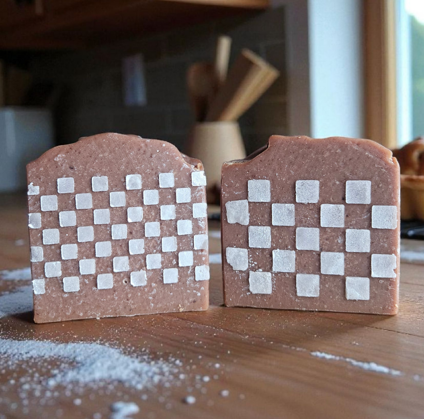 Gingham Apron (Apples and Cookies) - Cow Milk Soap