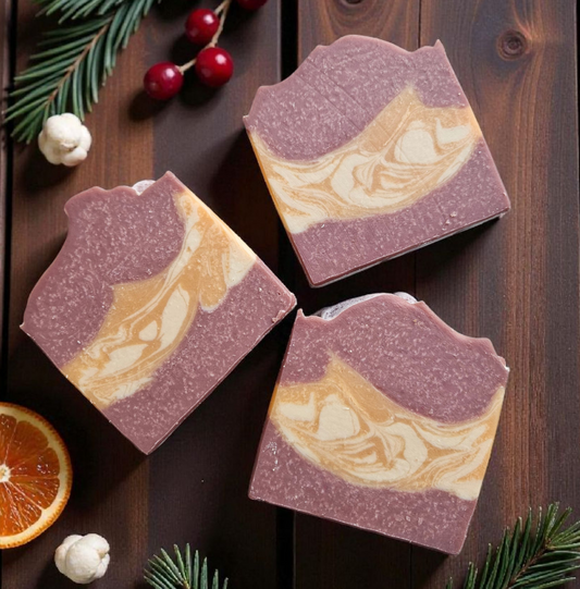 Winter Garland (Cranberry & Citrus) - Cow Milk Soap