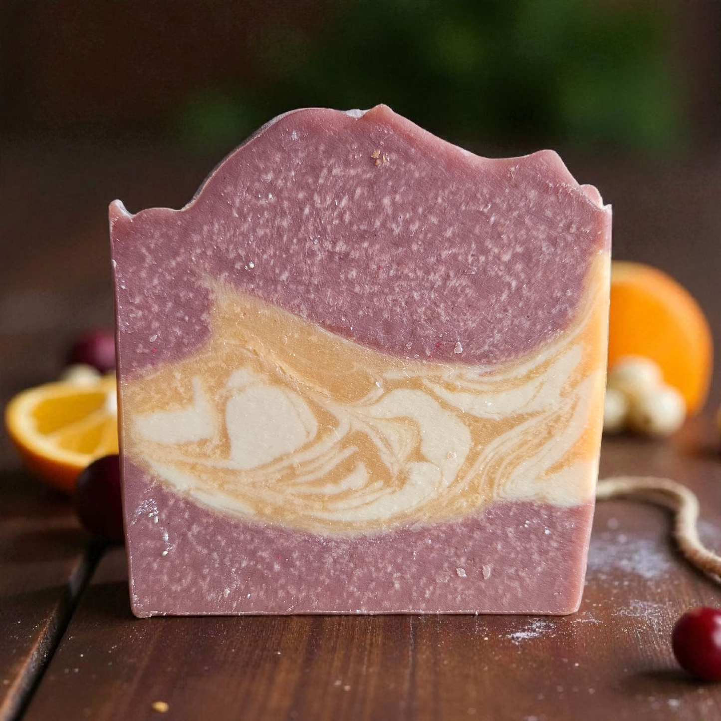 Winter Garland (Cranberry & Citrus) - Cow Milk Soap