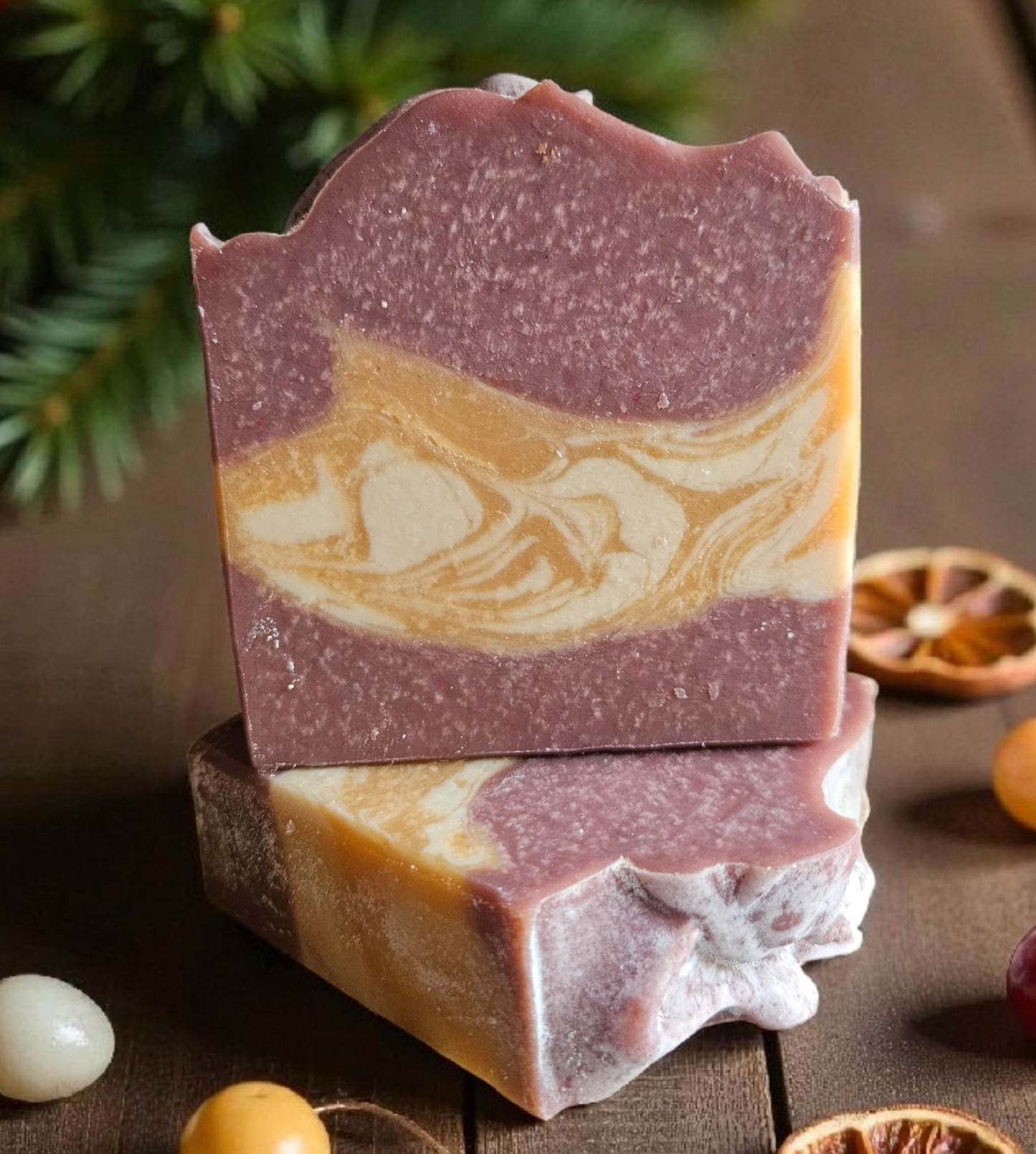 Winter Garland (Cranberry & Citrus) - Cow Milk Soap