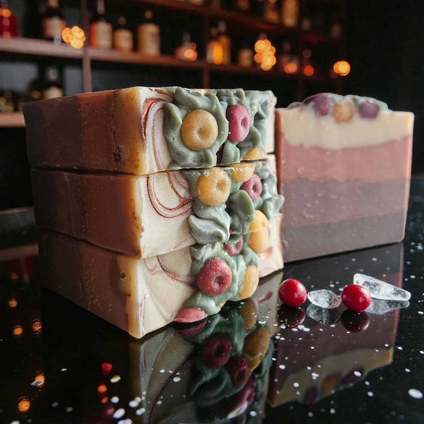 Cranberry on the Rocks - Cow Milk Soap