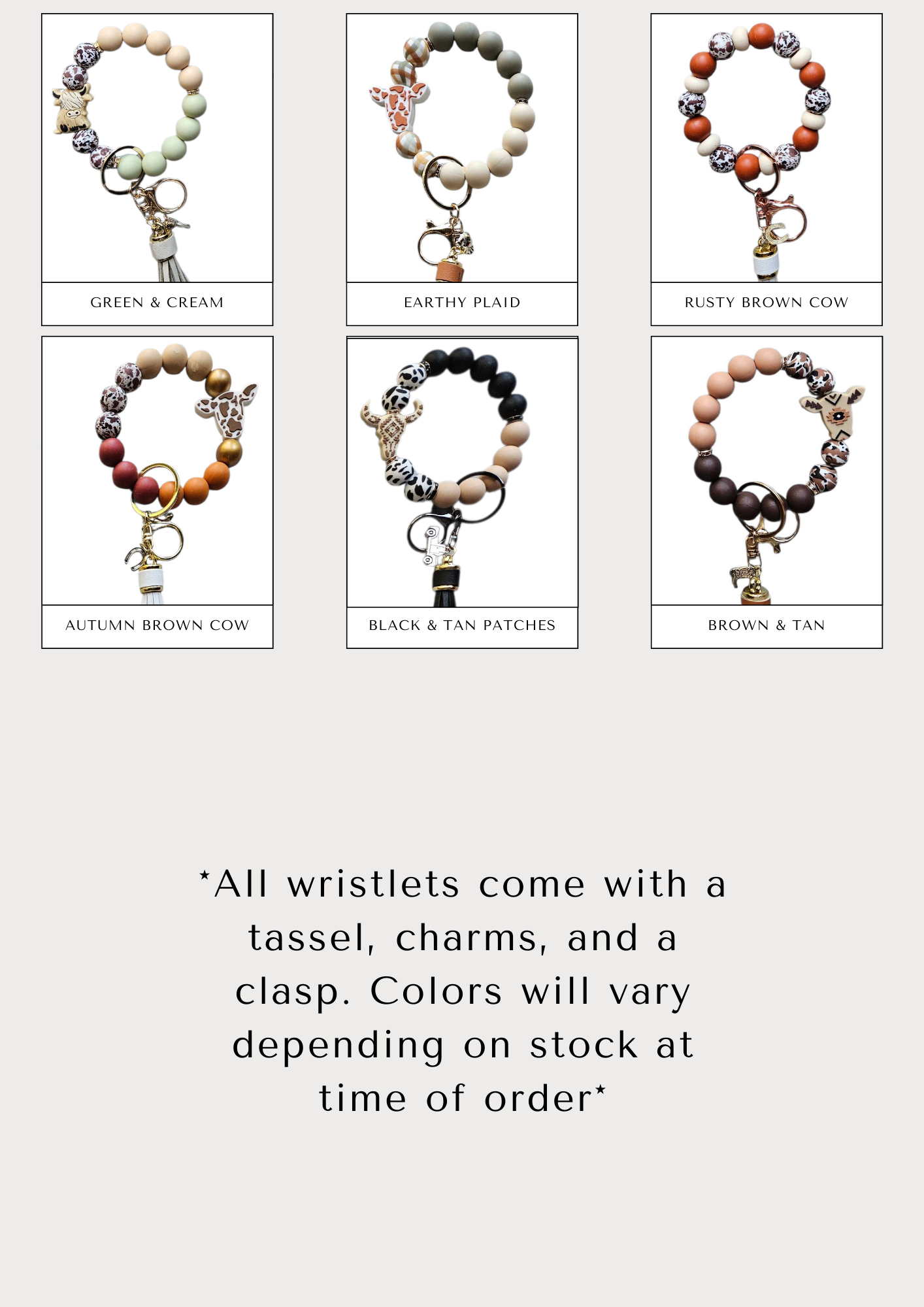 Beaded Wristlet Keychains