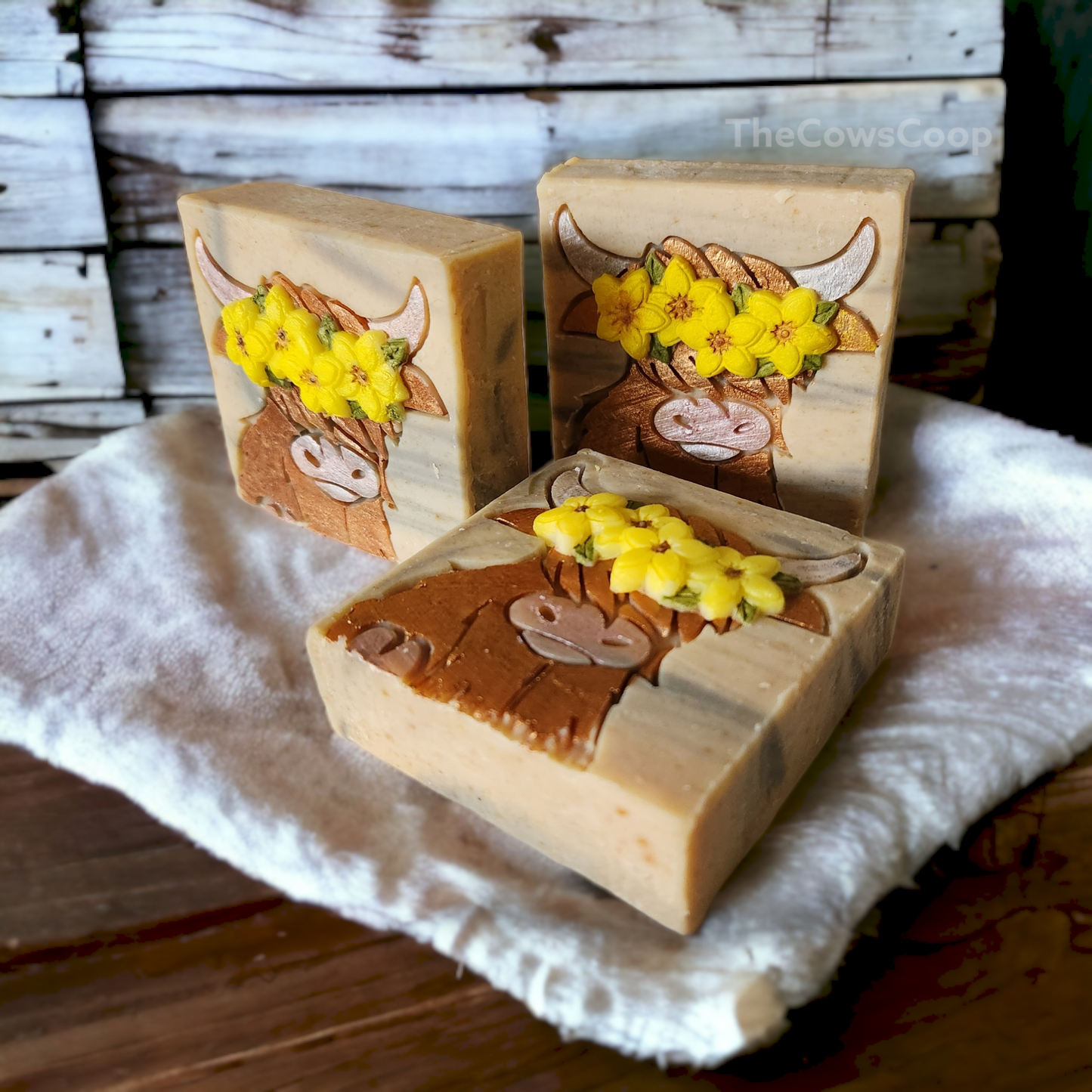Sun Soaked Heifers (Amber, Sandalwood and Bergamot) - Cow Milk Soap