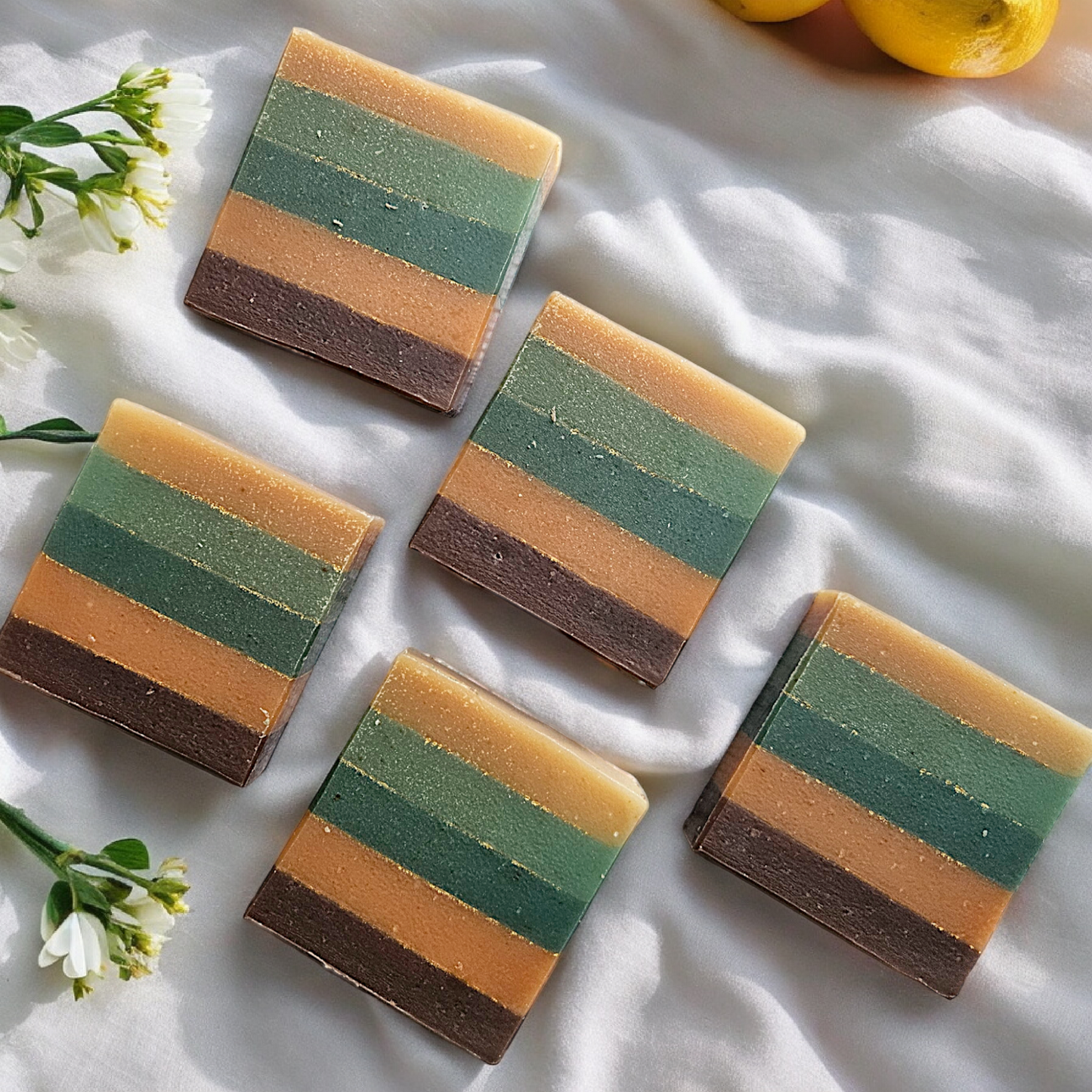 Sunset Serape (Citrus & Jasmine) - Cow and Goat Milk Soap