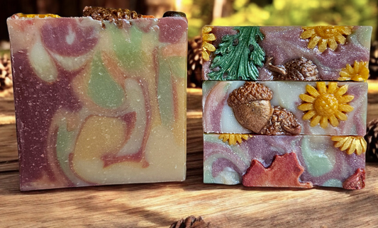 Autumn Woods (Apples and Oak) - Cow and Goat Milk Soap