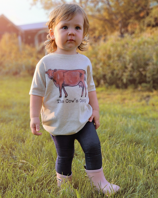 "The Cow's Coop" Jersey Cow Toddler/Youth T-Shirts