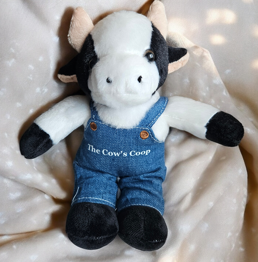 Stuffed Animal - Cow in Jeans