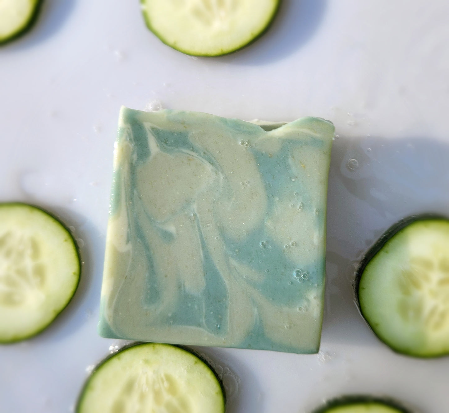 Garden Mint and Cucumber - Cow and Goat Milk Soap