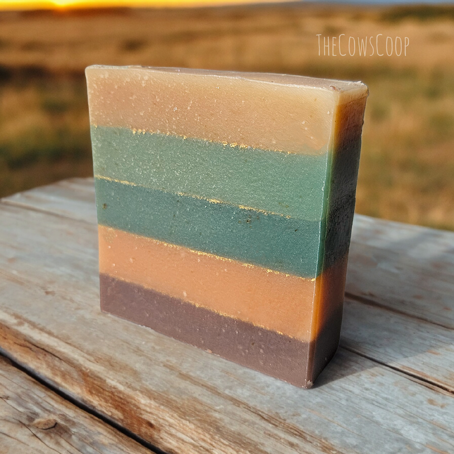 Sunset Serape (Citrus & Jasmine) - Cow and Goat Milk Soap