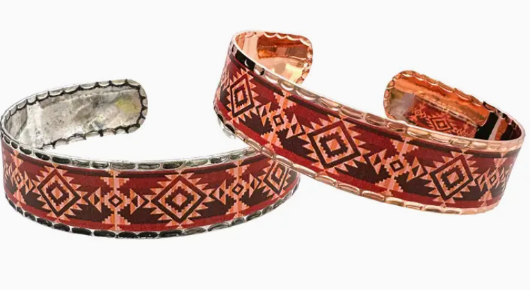 Aztec Print Bracelet Cuff