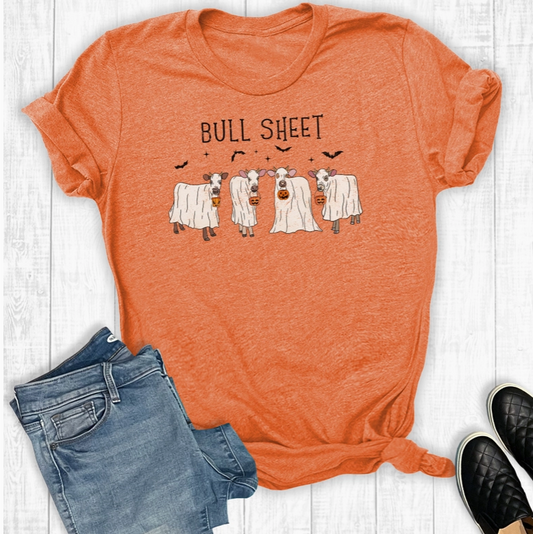 "Bull Sheet" Ghost Cows Graphic Tee