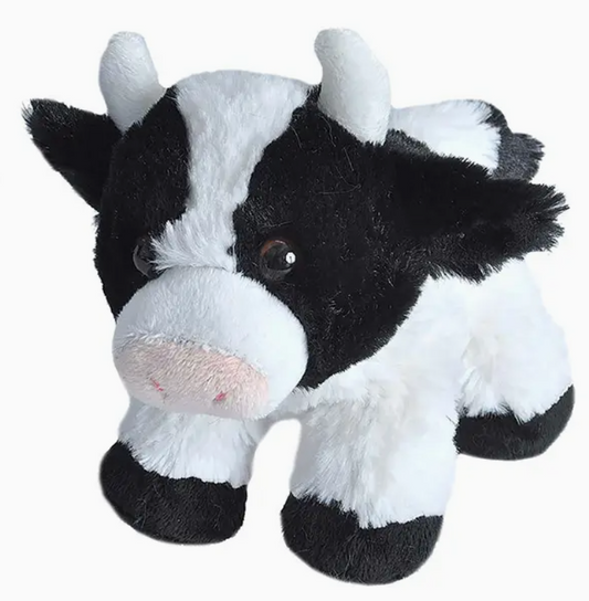 Mini Cow Stuffed Animal 7"