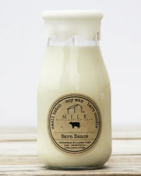 Milk Bottle Candle - by Milk Reclamation Barn