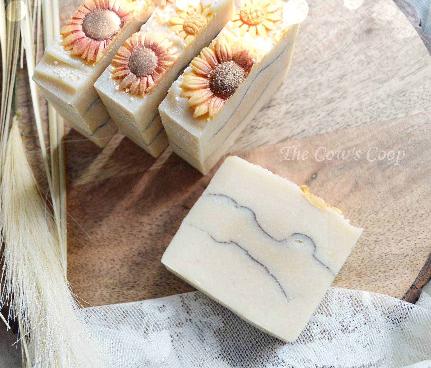 Golden Hour (Sunflowers and Sandalwood) - Goat Milk Soap