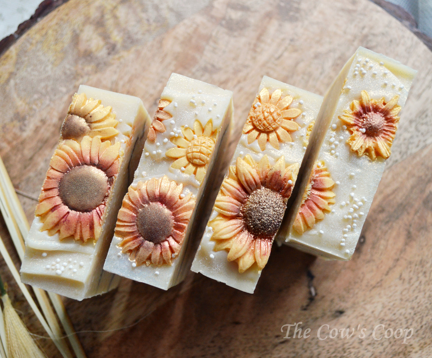 Golden Hour (Sunflowers and Sandalwood) - Goat Milk Soap