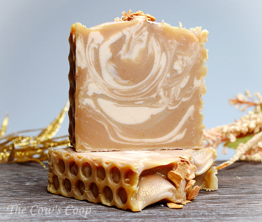 Honey Bunches of Soap (Golden Oats and Warm Coconut) - Goat Milk Soap